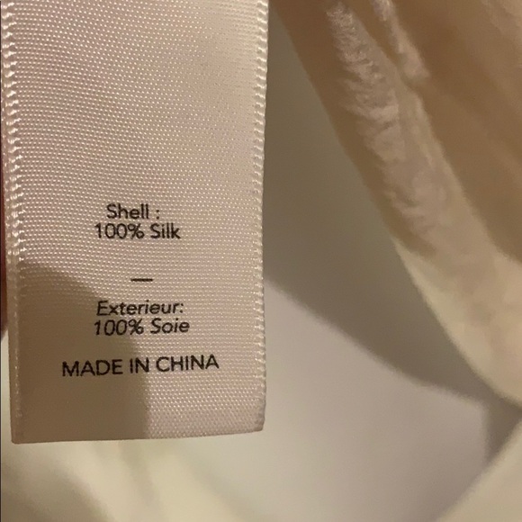 ELIZABETH and JAMES silk blouse size -M - Picture 4 of 4